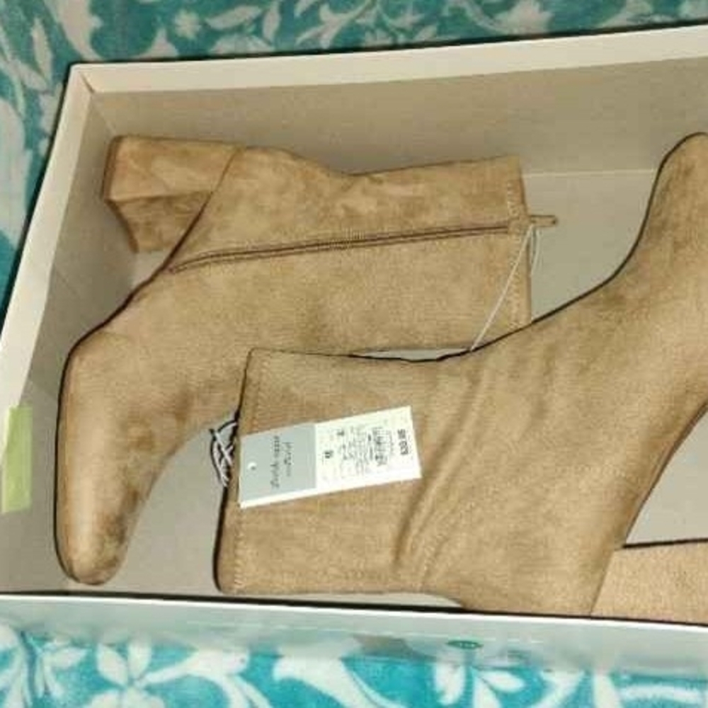 Stylish Taupe Ankle Boots